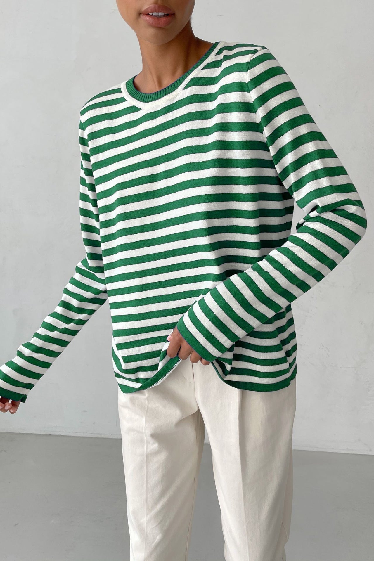 Stylish Striped Jumper for Women
