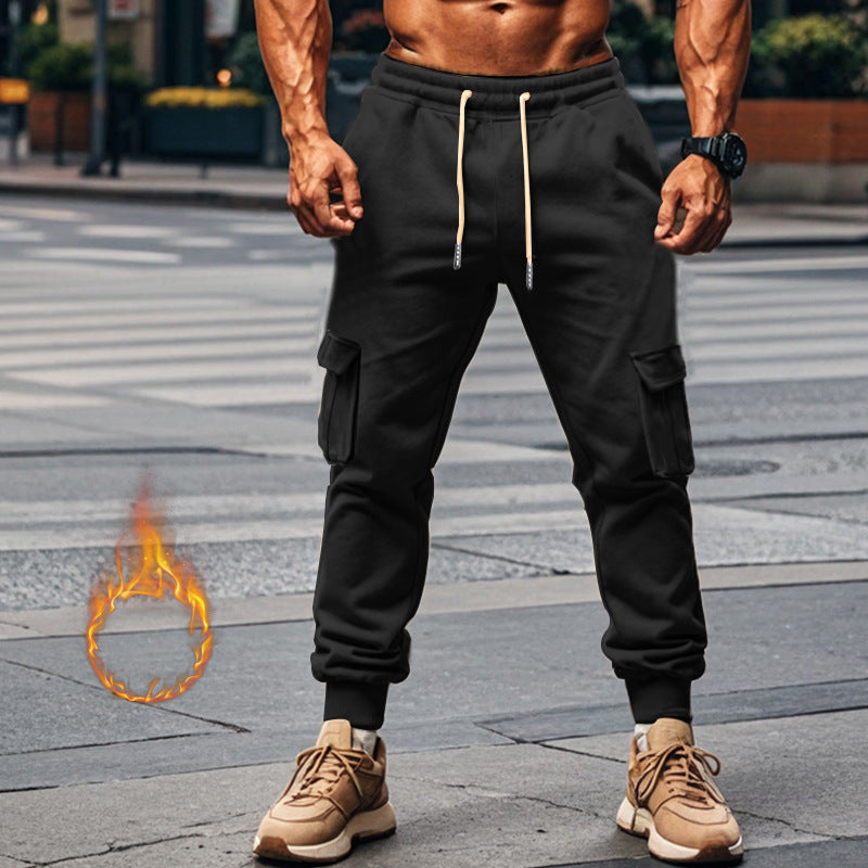 Men's Sporty Jogging Pants Comfortable Elastic
