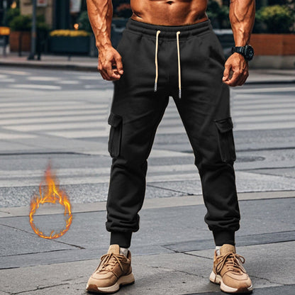 Men's Sporty Jogging Pants Comfortable Elastic