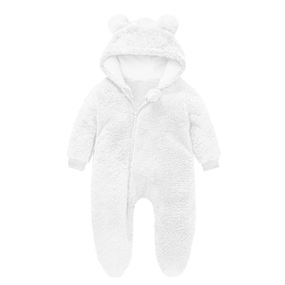 Children's Fleece All-in-One with Bear Ears, Cuddly Warm