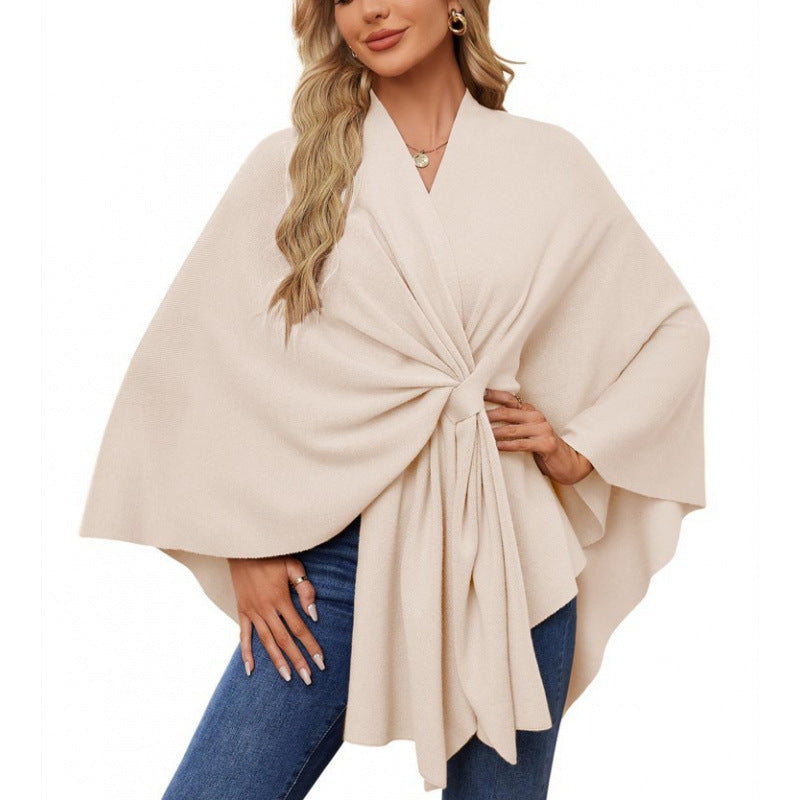 Women's Wrap Coat Modern Chic Elegant Design