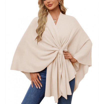 Women's Wrap Coat Modern Chic Elegant Design