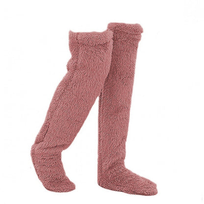 Women's Heated Foot Warmer Soft Plush Socks