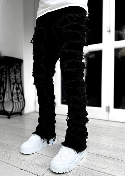 Women's Skinny Jeans with Fringed Style