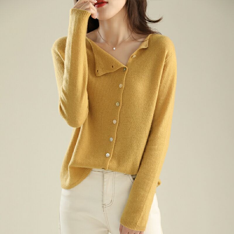 Soft Cardigan Comfortable Buttons Oversized