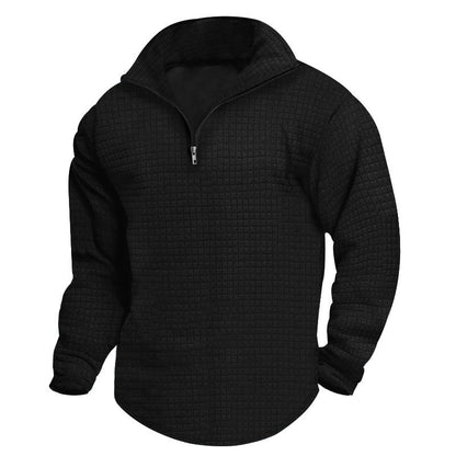 Men's Warm Structured Collar Pullover