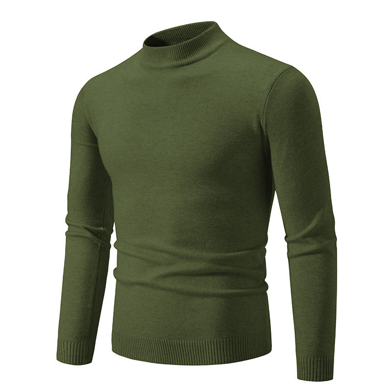 Men's Modern Fine Knit Turtleneck Sweater