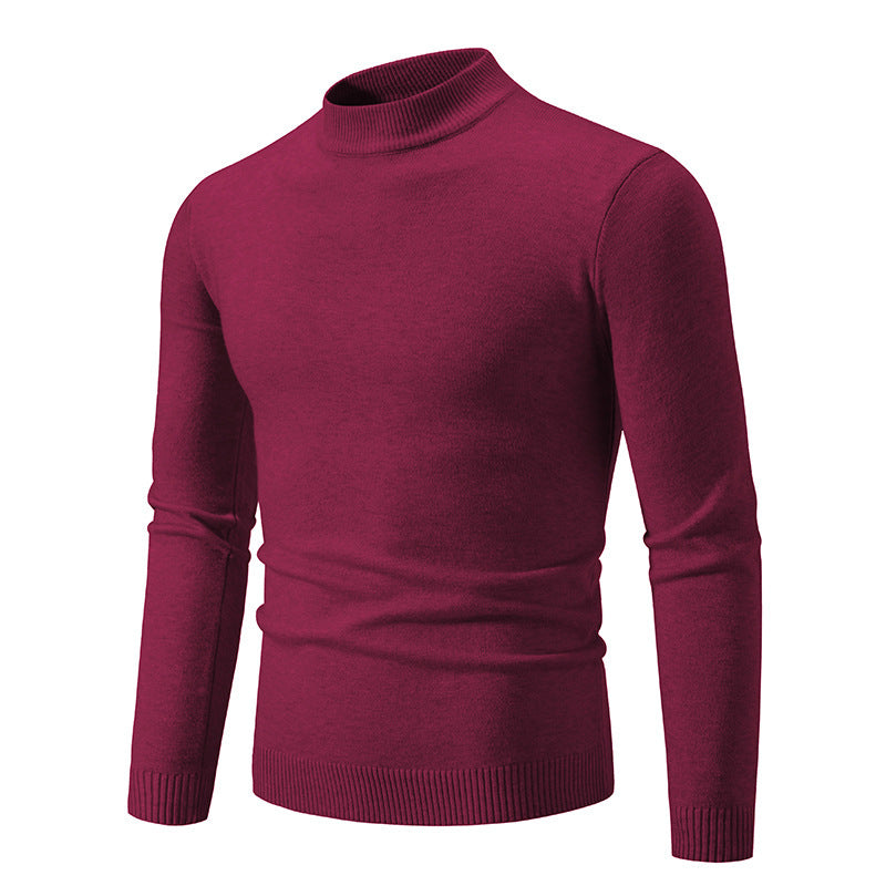 Men's Modern Fine Knit Turtleneck Sweater