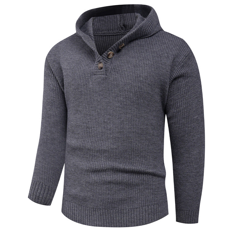Men's Shawl Collar Sweater Elegant Design