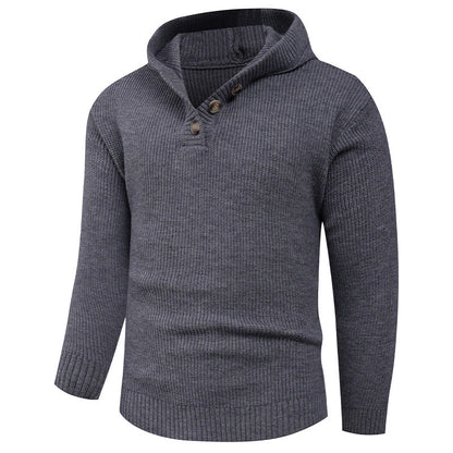 Men's Shawl Collar Sweater Elegant Design