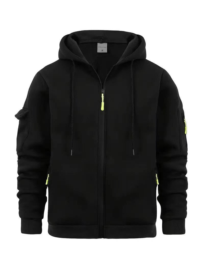 Men's Outdoor Jacket Practical Zip Pockets