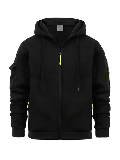 Men's Outdoor Jacket Practical Zip Pockets