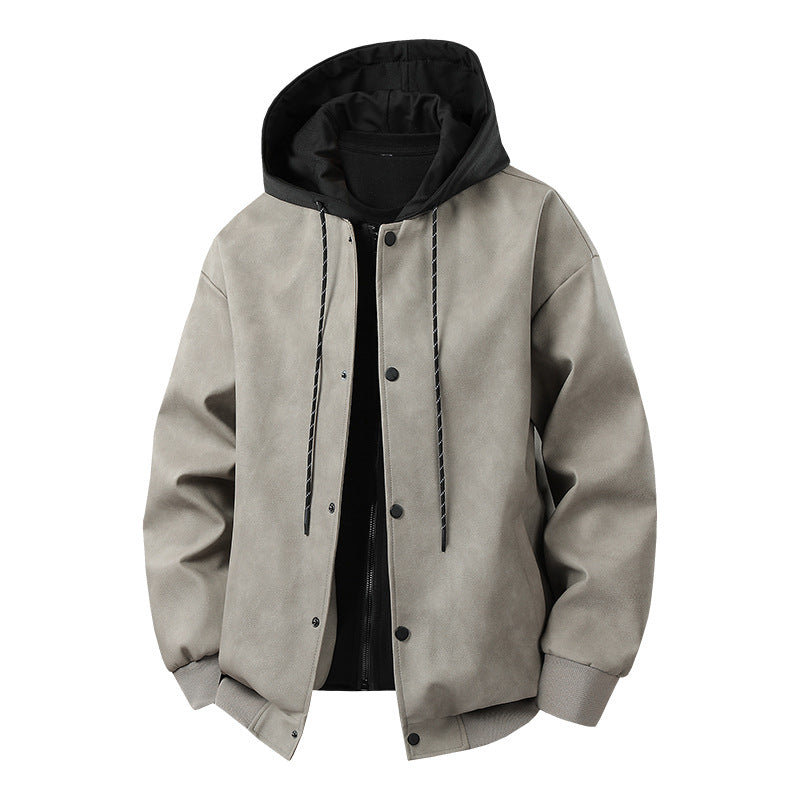 Men's Transitional Jacket Modern Sporty Hood