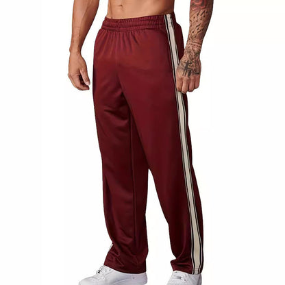 Men's Sports Pants with Side Stripe Modern Design