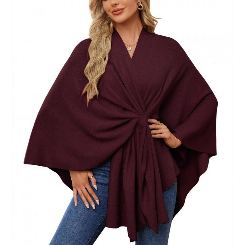 Women's Wrap Coat Modern Chic Elegant Design