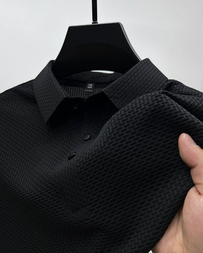 Leichtes Poloshirt Herren Mesh Sportlich