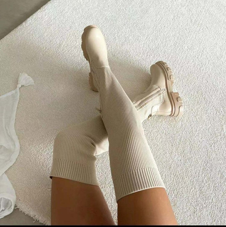 Long Winter Boots Women Warm