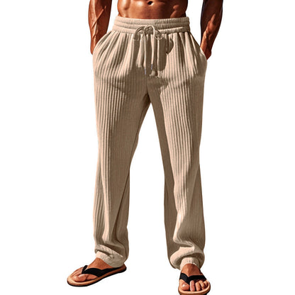 Men's Casual Trousers Comfort Fit Elastic