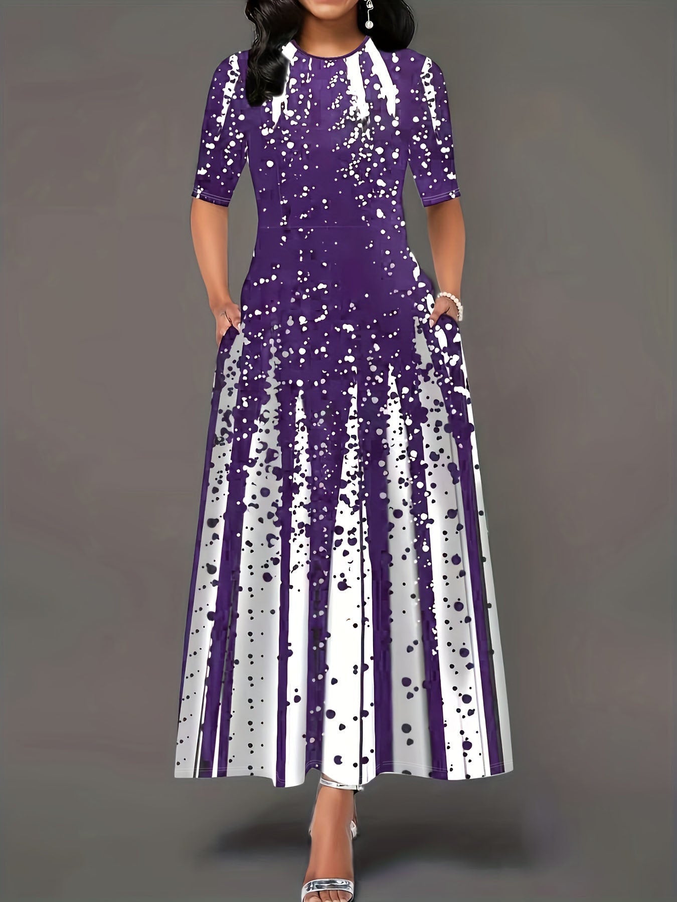 Women's Maxi Dress Elegant Floral Summer Dress