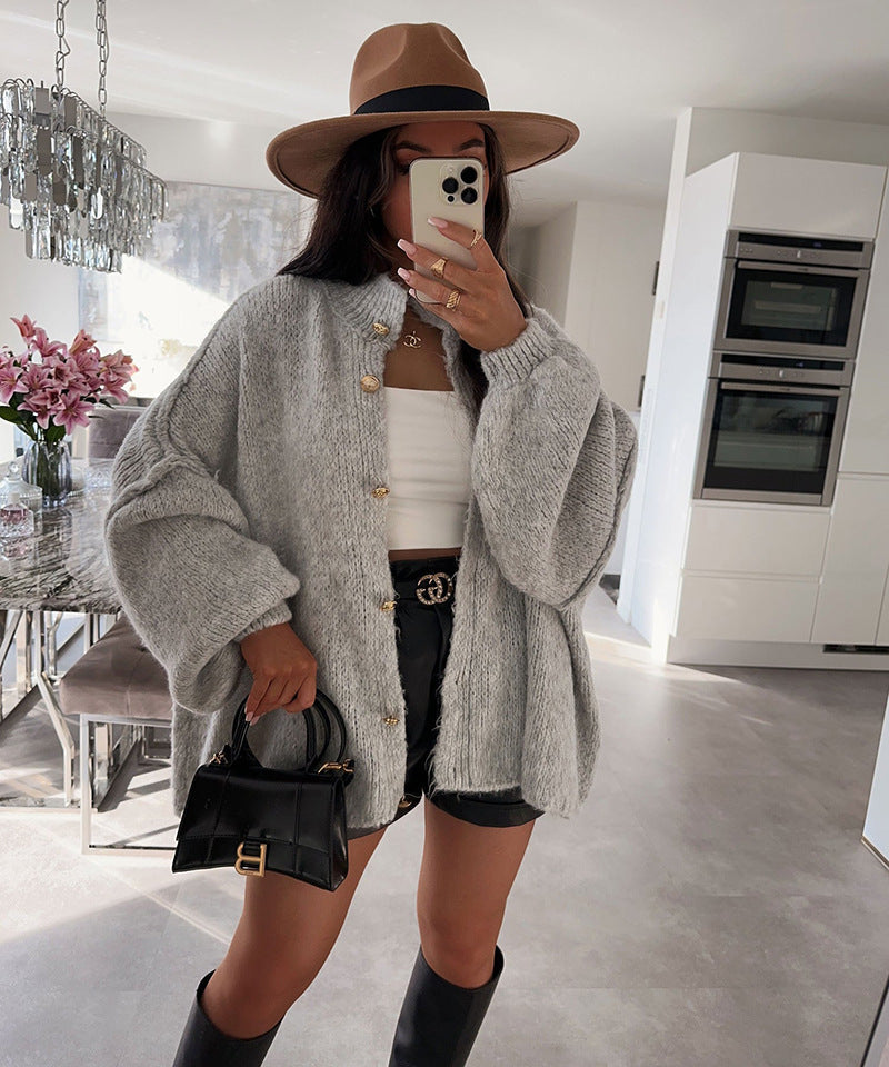 Women's Comfortable Oversized Knitted Cardigan