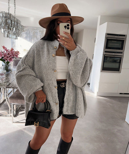Women's Comfortable Oversized Knitted Cardigan