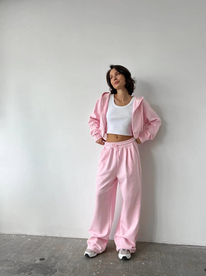 Women's Sports Tracksuit Hoodie and Joggers High Quality Comfortable