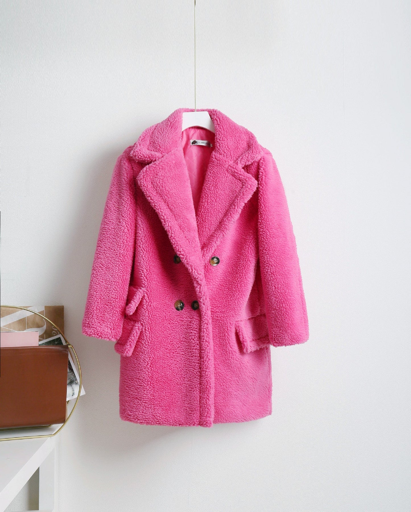 Women's Warm Winter Coat With Double Buttons