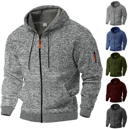 Herren Kapuzenjacke atmungsaktiv und praktisch - IdealeKleiden