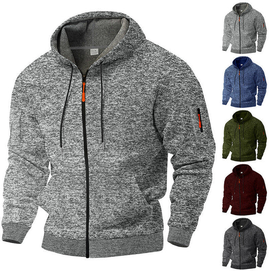 Herren Kapuzenjacke atmungsaktiv und praktisch - IdealeKleiden