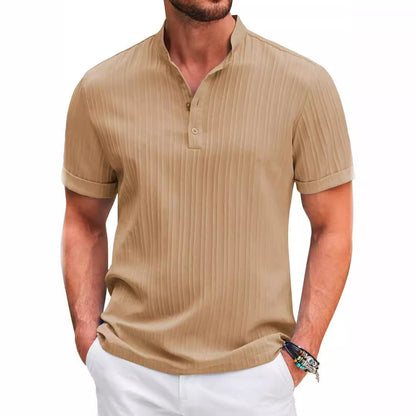 Men's Short-Sleeve T-Shirt Trendy Textured Look