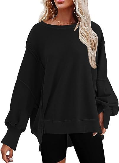Women's Sweatshirt Casual Comfortable with Slits