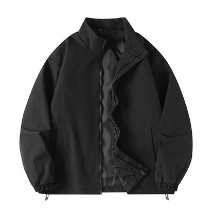 Men's Windbreaker Jacket Sporty With Collar And Pockets
