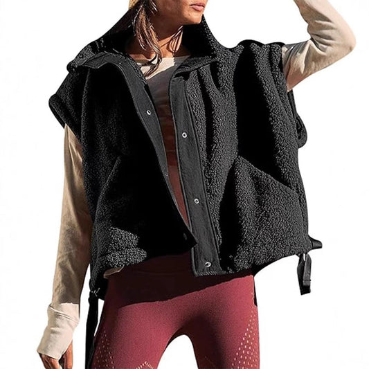 Damen Fleeceweste Modern Trendy - IdealeKleiden