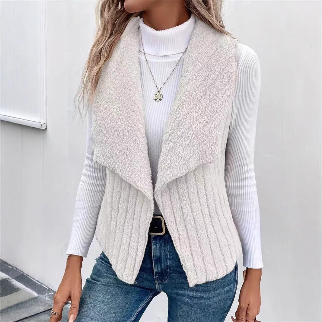 Damensweater Weich Kapuze Abnehmbar - IdealeKleiden