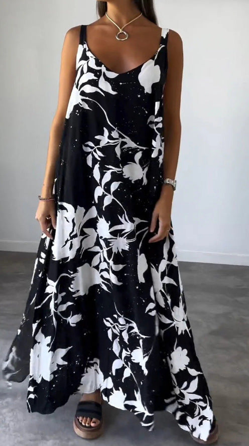 Women's Floral Elegant Long Maxi Dress