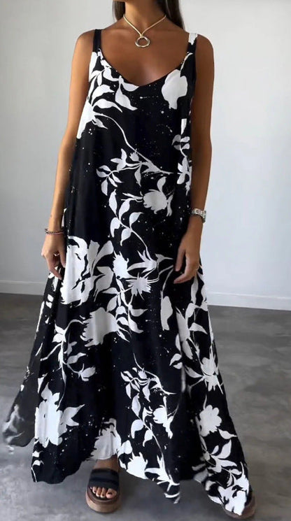 Women's Floral Elegant Long Maxi Dress