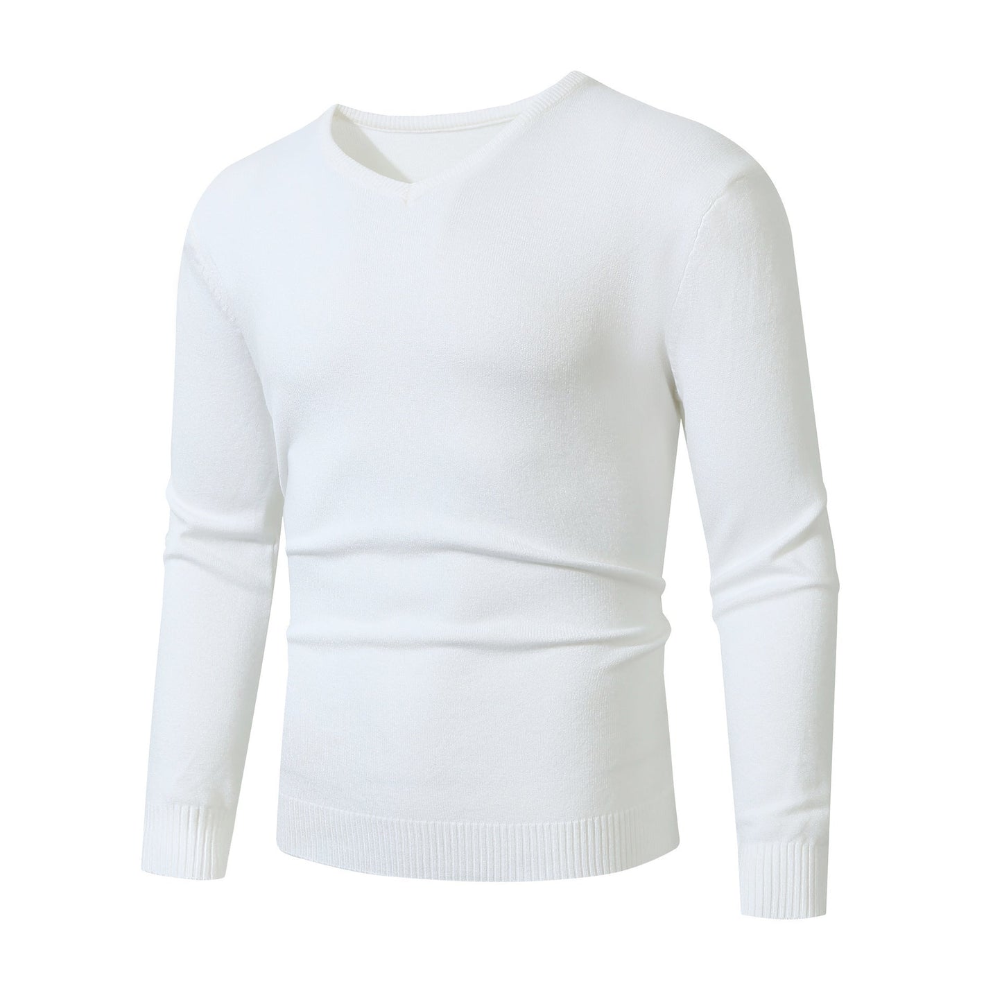 Men's V-Neck Soft Cotton Pullover