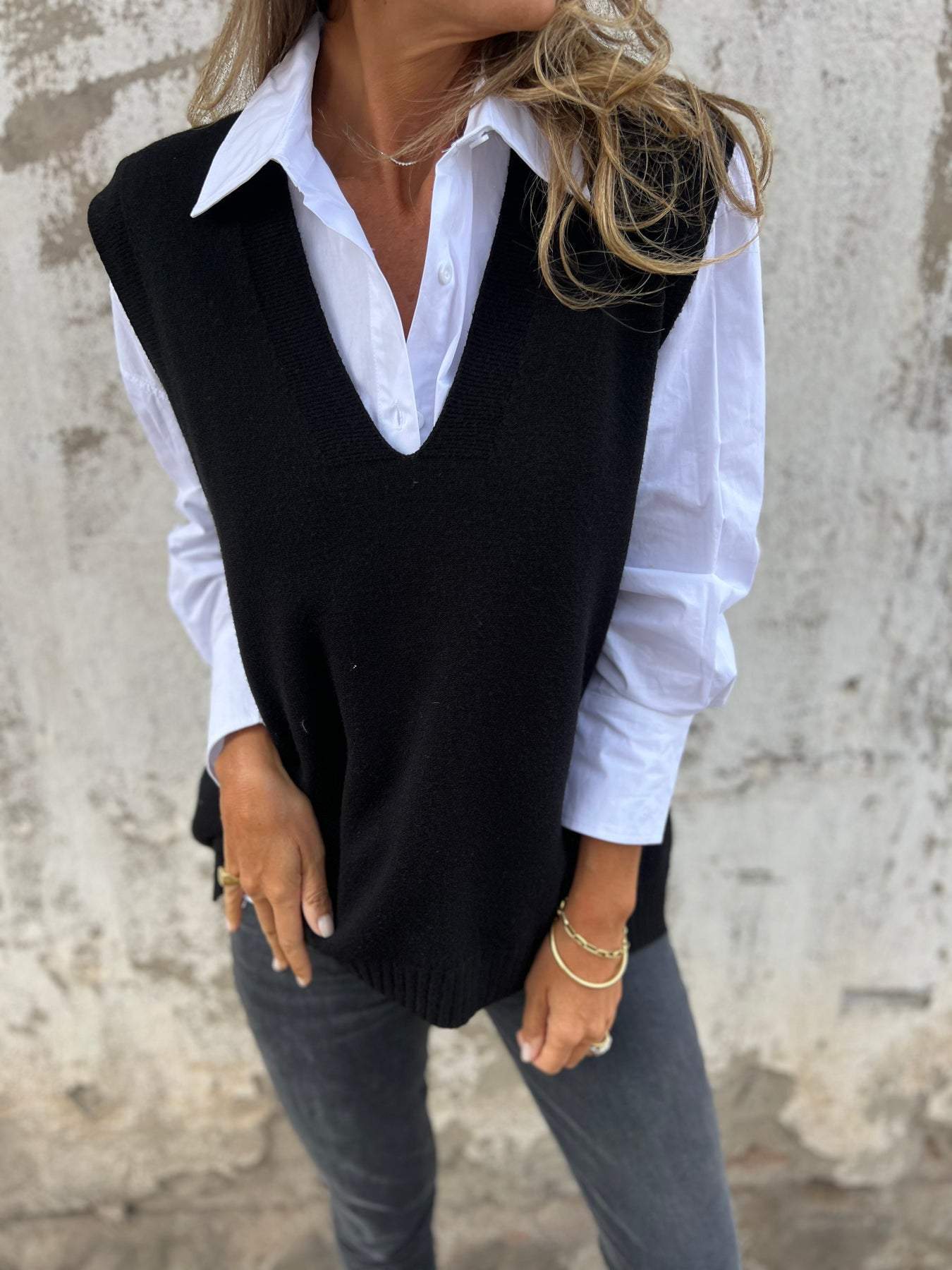 Women's Sweater Casual V-Neck Casual Style