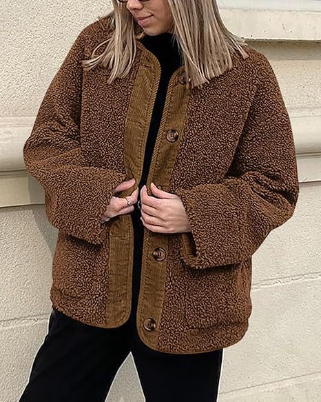 Women's Teddy Jacket Soft Plush Look