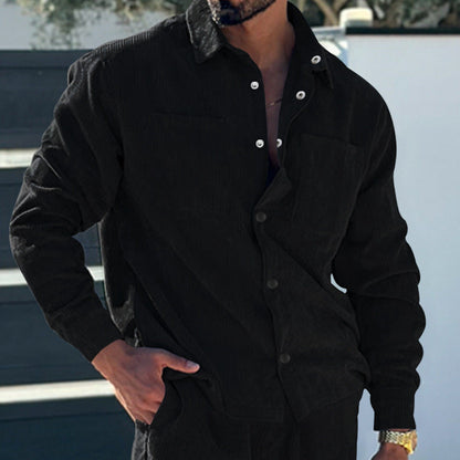 Men's Fleece Jacket Warm Practical with Pockets