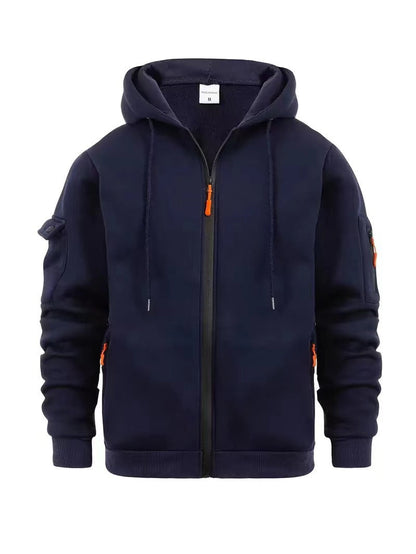Men's Outdoor Jacket Practical Zip Pockets