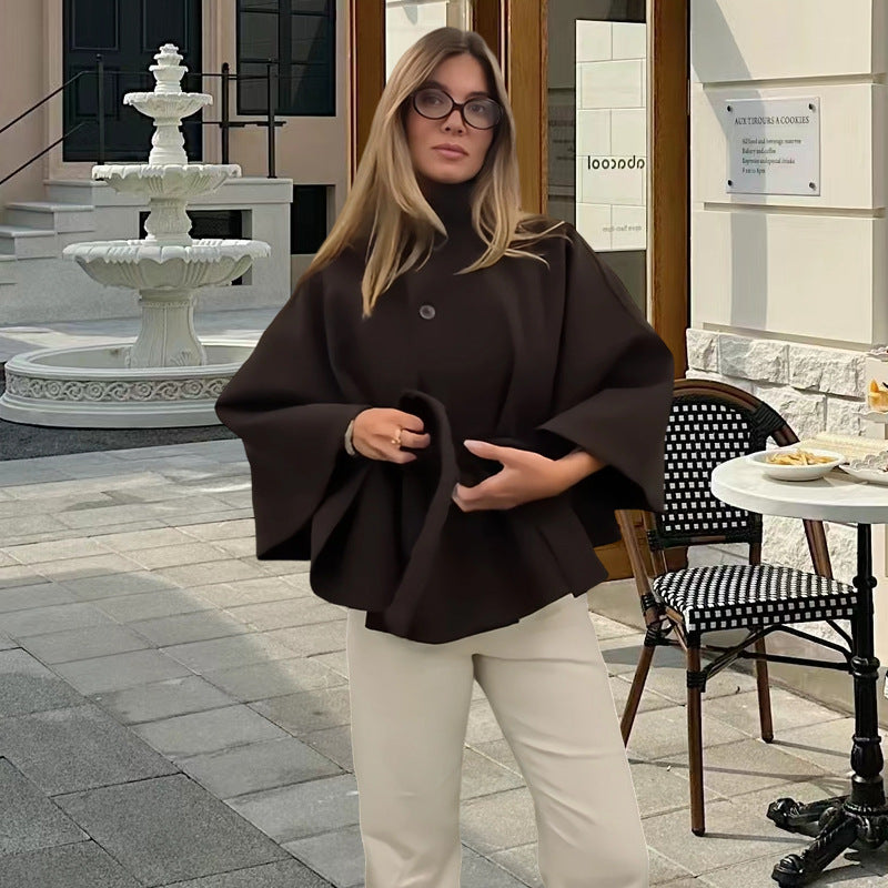 Women's Elegant Wrap Jacket with Belt