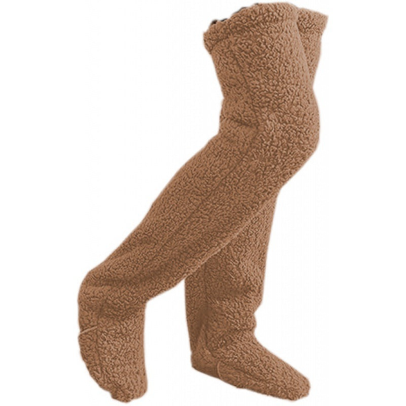 Women's Heated Foot Warmer Soft Plush Socks