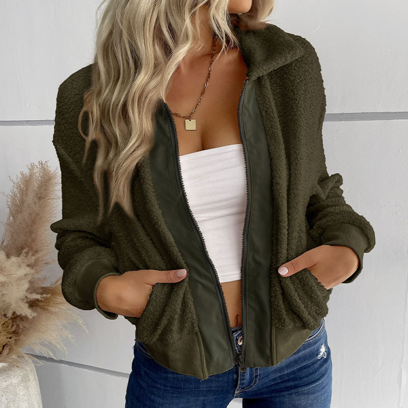 Women's Soft Fleece Jacket Warm Winter Jacket