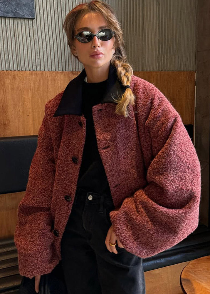 Soft Oversized Teddy Jacket