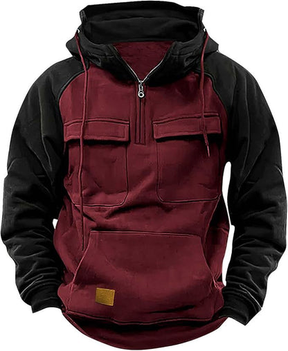 Men's Hoodie Sporty Hood Pockets