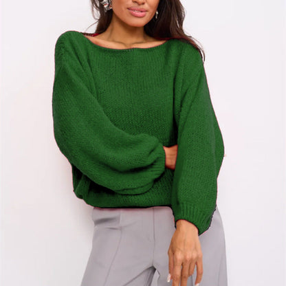 Women's Soft Off-Shoulder Sweater Trendy Plus Size