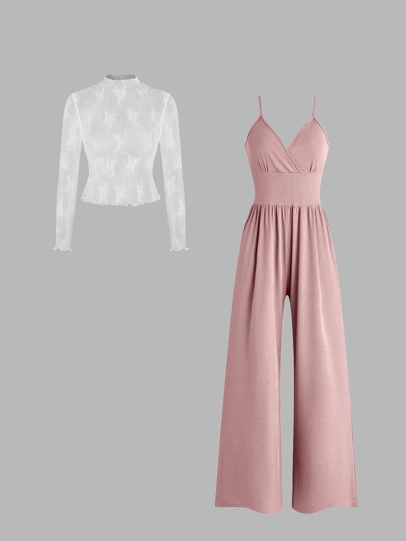 Women's Cocktail Jumpsuit Elegant Plus Size