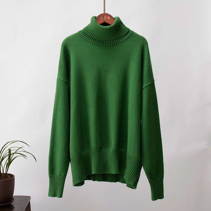Women's Knitted Jumper Comfortable Warm Ribbed Trim