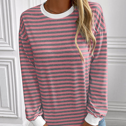 Women's Sweater Vertical Stripes Comfortable Oversized